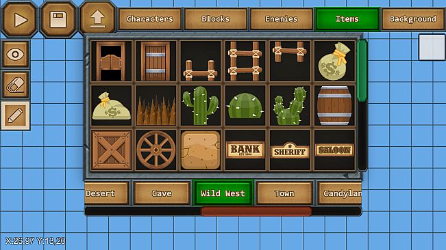 Wild West Theme for Epic Game Maker