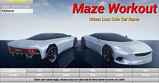Maze Workout - Urban Lost Solo Car Racer