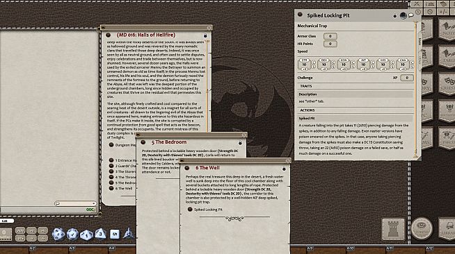 Fantasy Grounds - Mini-Dungeon #016: The Halls of Hellfire (5E)