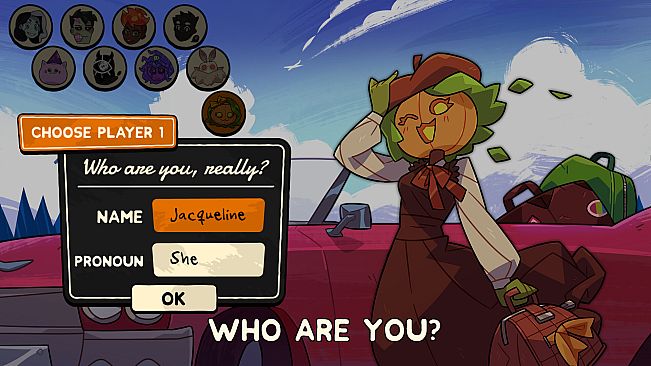Monster Roadtrip Playable character - Jacqueline