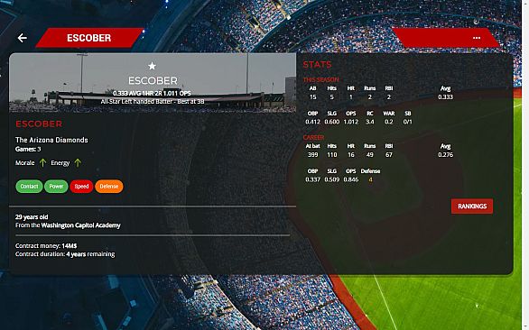 Astonishing Baseball 2019