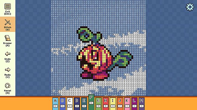 Pixel Cross Stitch - Menacing Monsters Pack 3