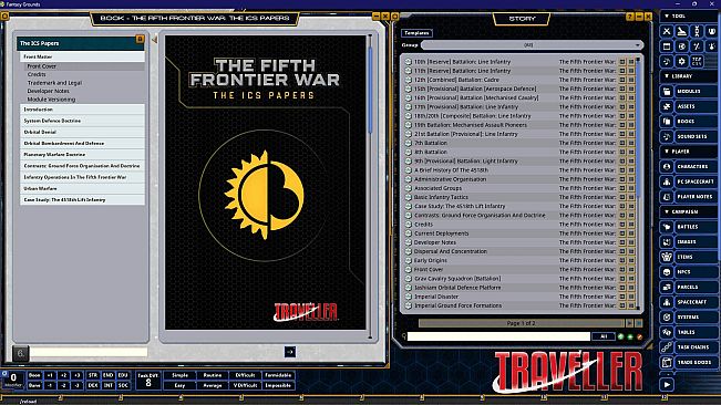 Fantasy Grounds - Traveller - The Fifth Frontier War: The ICS Papers