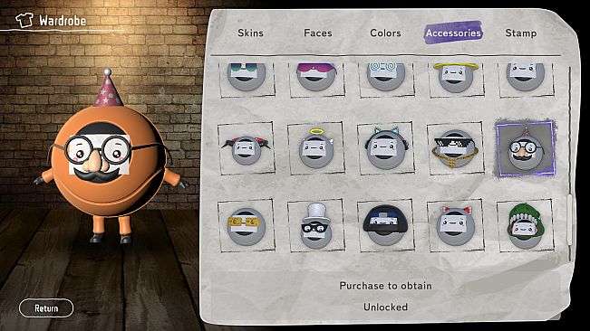PICK A BOO Skin "Party Mustache Glasses"