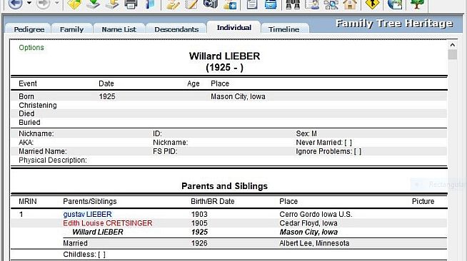 Family Tree Heritage Gold