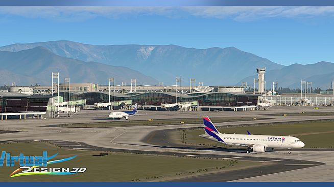X-Plane 11 - Add-on: Aerosoft - SCEL Intl. Airport & Santiago City 2020