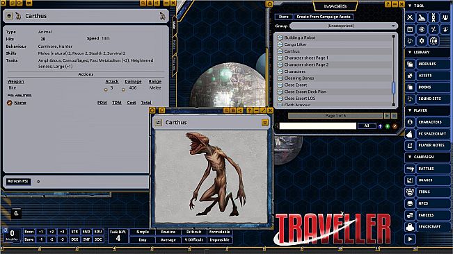 Fantasy Grounds - Traveller Core Rulebook Update 2022
