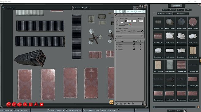 Fantasy Grounds - FG Modern Industrial Map Pack 3
