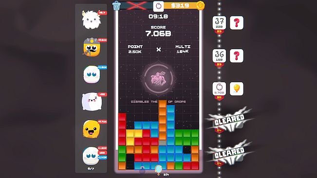 POLYDROP: Either you rise or you fall