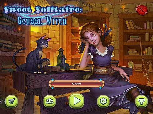 Sweet Solitaire: School Witch