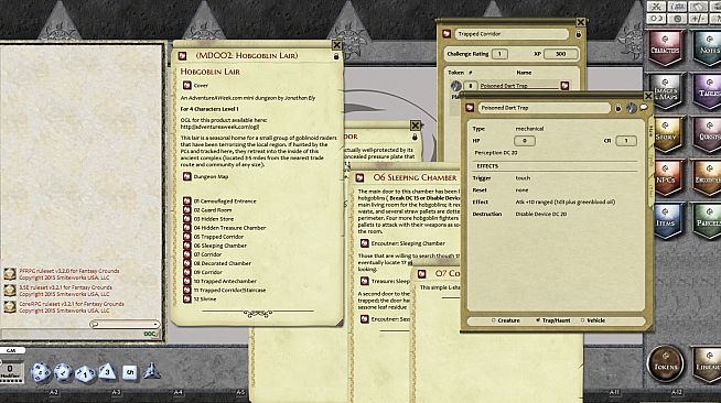 Fantasy Grounds -  Mini-Dungeon #002: Hobgoblin Lair (PFRPG)