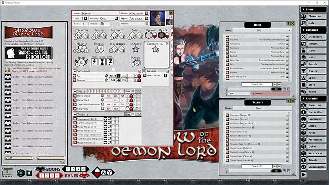 Fantasy Grounds - Shadow of the Demon Lord