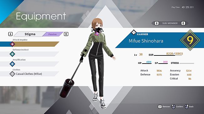 The Caligula Effect: Overdose - Casual Clothes Costume Set