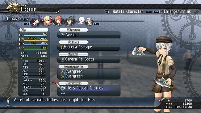 The Legend of Heroes: Trails of Cold Steel - Fie's Casuals
