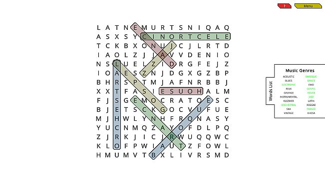 Woohoo! - Game "WordSearch"
