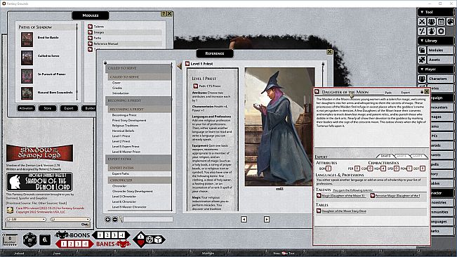 Fantasy Grounds - Paths of Shadow Bundle