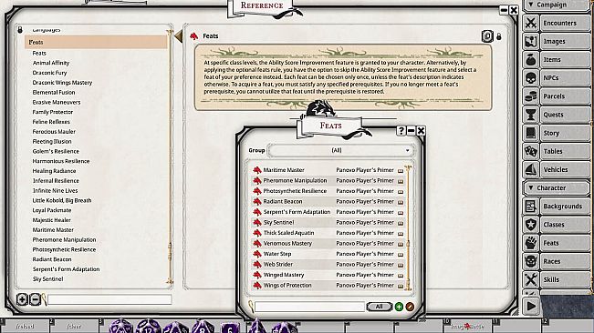 Fantasy Grounds - Panovo Player's Primer