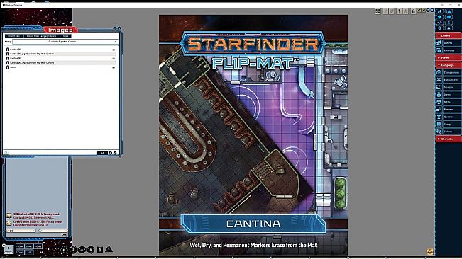 Fantasy Grounds - Starfinder RPG - Flip-Mat - Cantina