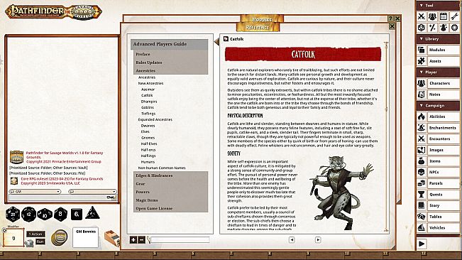Fantasy Grounds - Pathfinder for Savage Worlds: Advanced Player's Guide