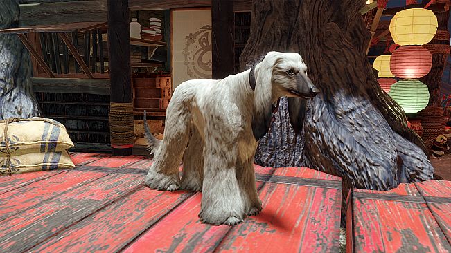 MONSTER HUNTER RISE - "Long Coat Costume" Palamute layered armor set