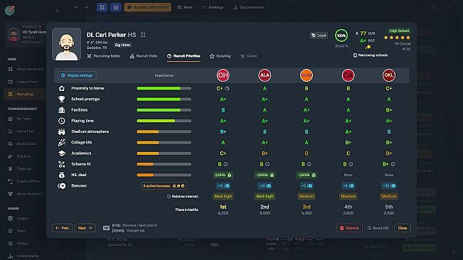 Football Coach: College Dynasty