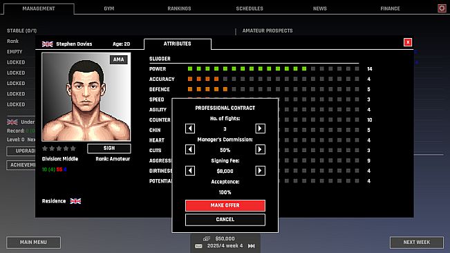 The Stable: Championship Boxing Manager