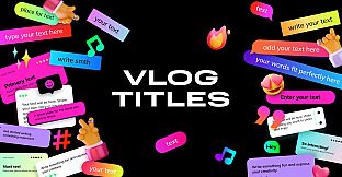 Movavi Video Editor 2025 - Vlog Titles Pack