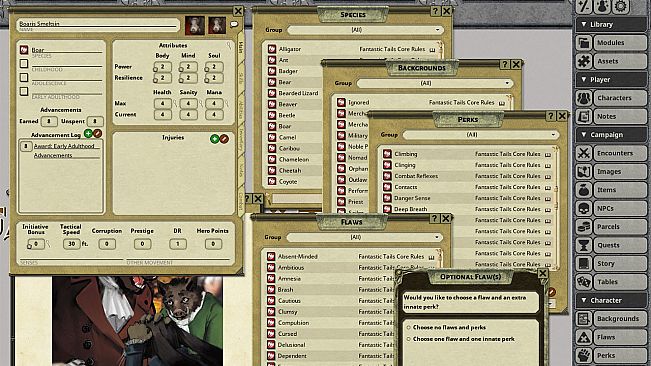 Fantasy Grounds - Fantastic Tails Core Ruleset