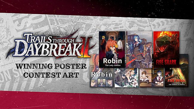 The Legend of Heroes: Trails through Daybreak II - Shizuna's 'Z1 Pit Girl' Attire & Winning Poster Contest Art Pack