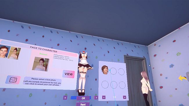 Foot washing and massage for DIY girls in VR