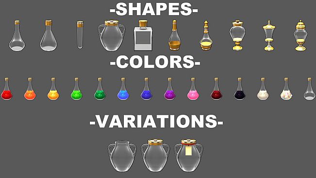 RPG Maker MV - Potions Asset Pack 4K Vol 2