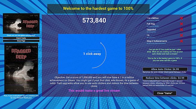 1 in a Million | A game of odds