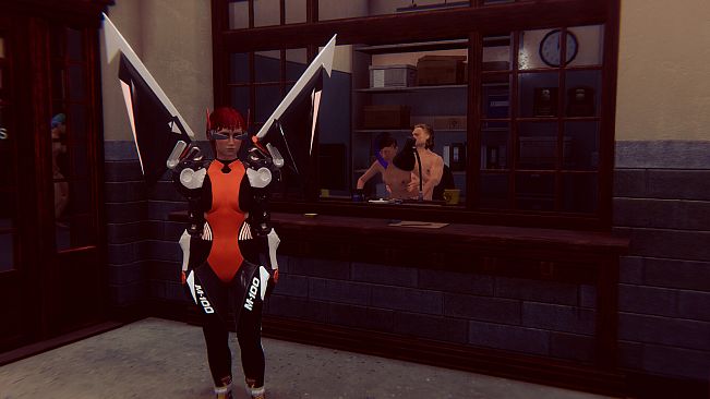 Cyberpunk women for Fuck in police