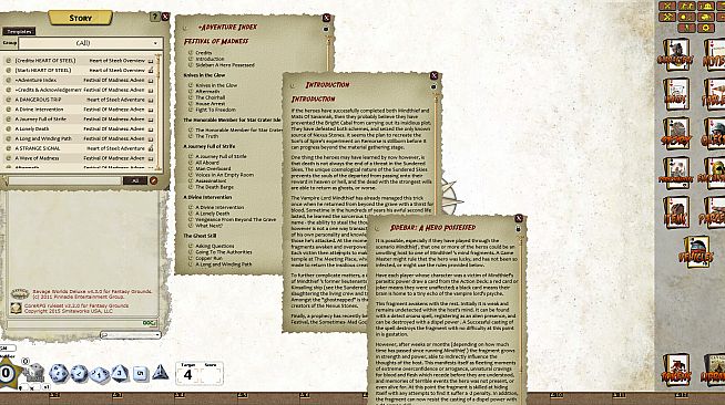 Fantasy Grounds - Sundered Skies: Festival of Madness (Savage Worlds)