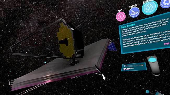 WebbVR: The James Webb Space Telescope Virtual Experience