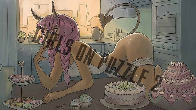 Girls on puzzle 2 - Wallpapers