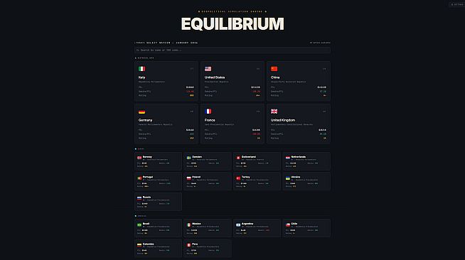 EQUILIBRIUM
