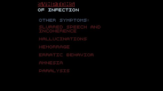 Symptoms of Infection