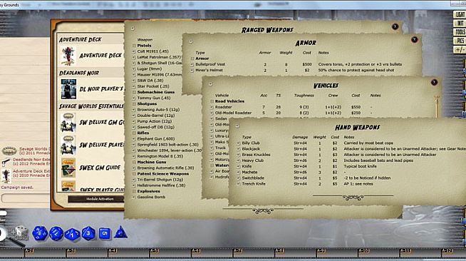 Fantasy Grounds - Deadlands Noir - Player's Guide