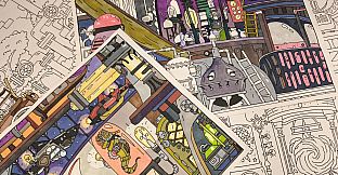 HIDDEN CATS 4: Aetherpunk - Coloring Book