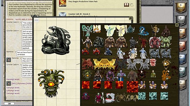 Fantasy Grounds - Fiery Dragon Counter Collection: Epic 2