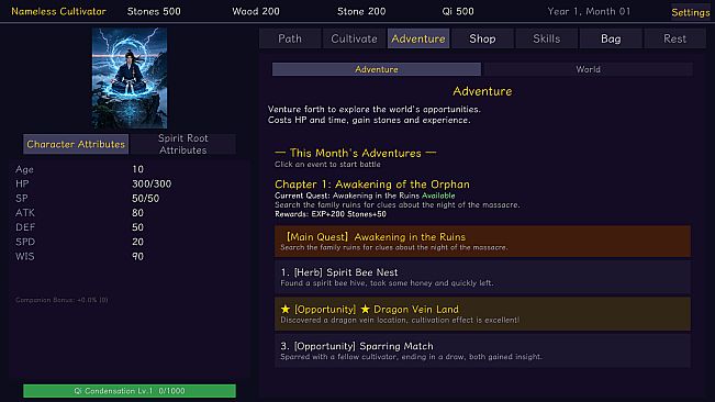 Tales of Immortal Cultivation