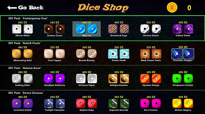 Dice-Zee! - Dice Pak: "Contemporary Cool"
