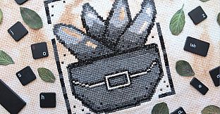 Aster Pebble and the Case of Bad Bureaucracy - Cross Stitch Zine