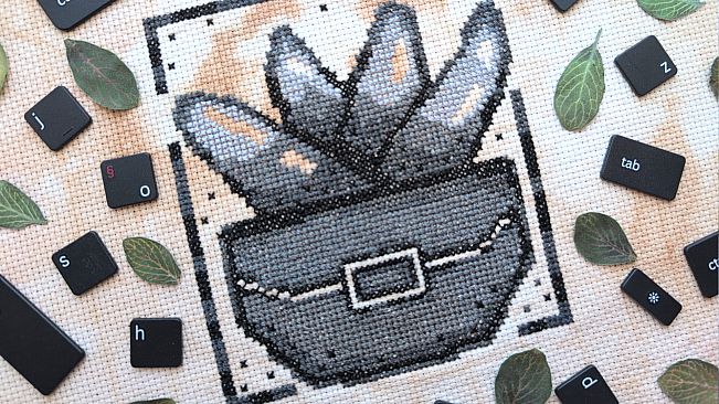 Aster Pebble and the Case of Bad Bureaucracy - Cross Stitch Zine