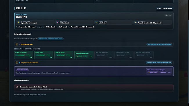 Football Scout Simulator