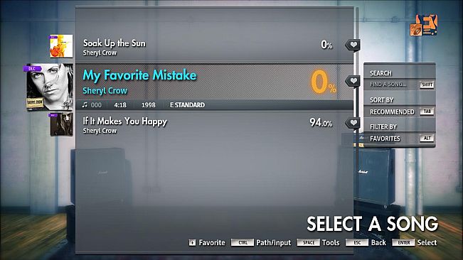 Rocksmith 2014 Edition – Remastered – Sheryl Crow - “My Favorite Mistake”