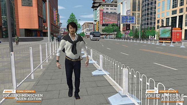 OMSI 2 Add-on Downloadpack Vol. 12 - AI People - Asia Edition