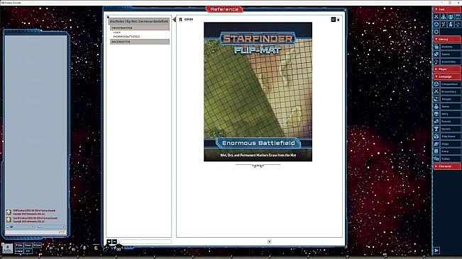 Fantasy Grounds - Starfinder RPG - Starfinder Flip-Mat - Enormous Battlefield