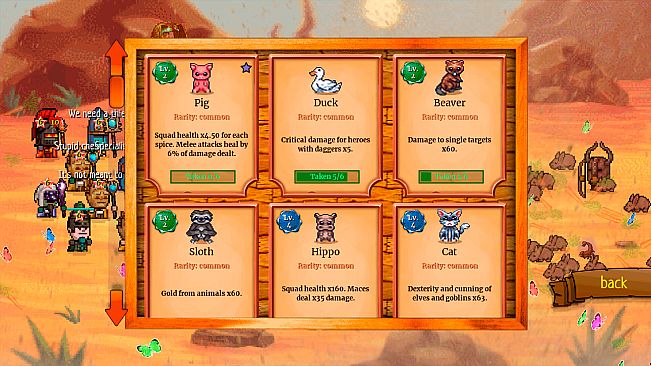 BARD IDLE - ANIMAL LOVER